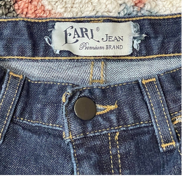 Earl Womens‎ Bootcut  Denim Jeans Dark Blue Wash Size 6 Casual - Picture 2 of 8